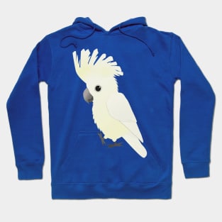 White umbrella cockatoo Hoodie